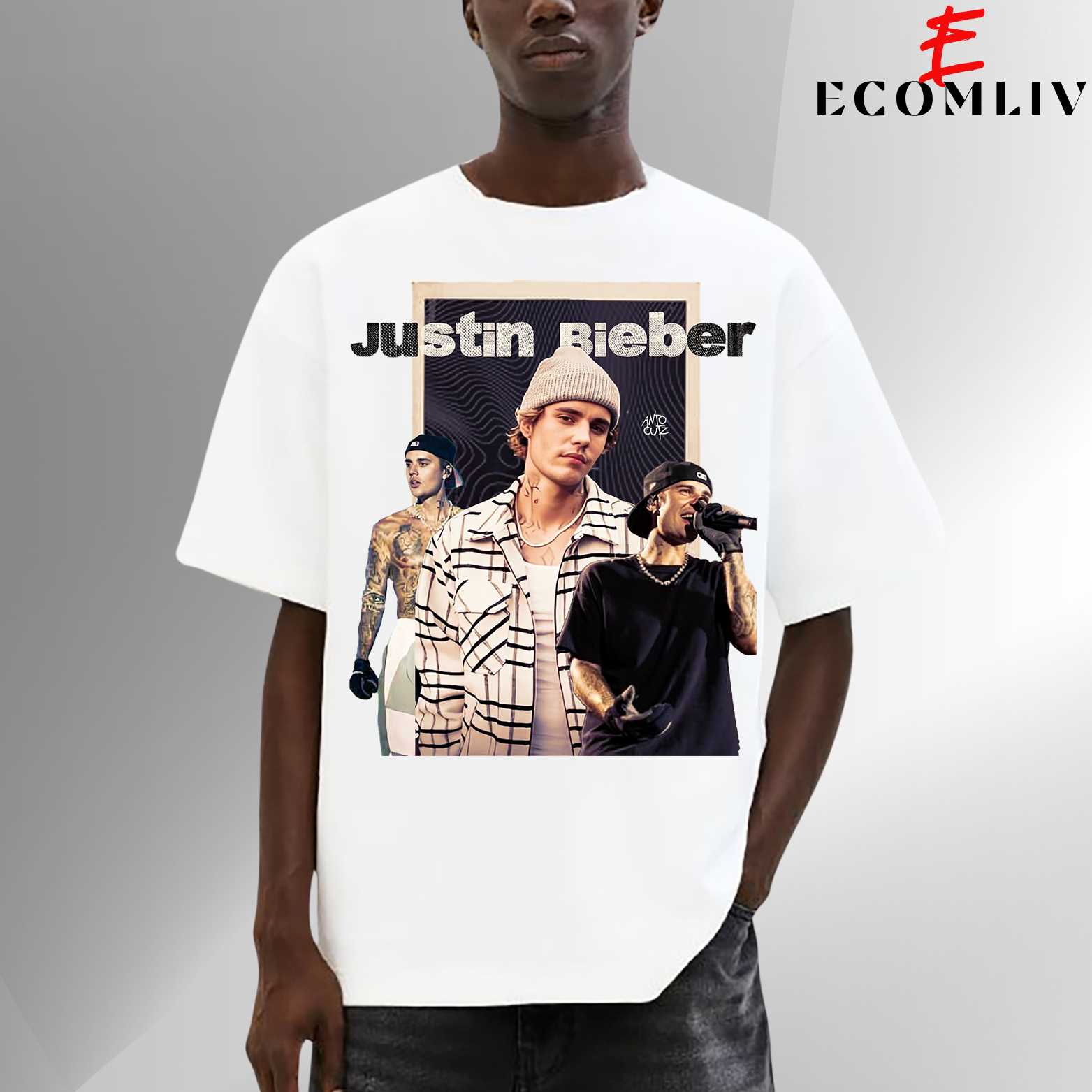 Bieber Graphic Tee, Hip Hop Streetwear Shirt, Unisex T-Shirt For Fans